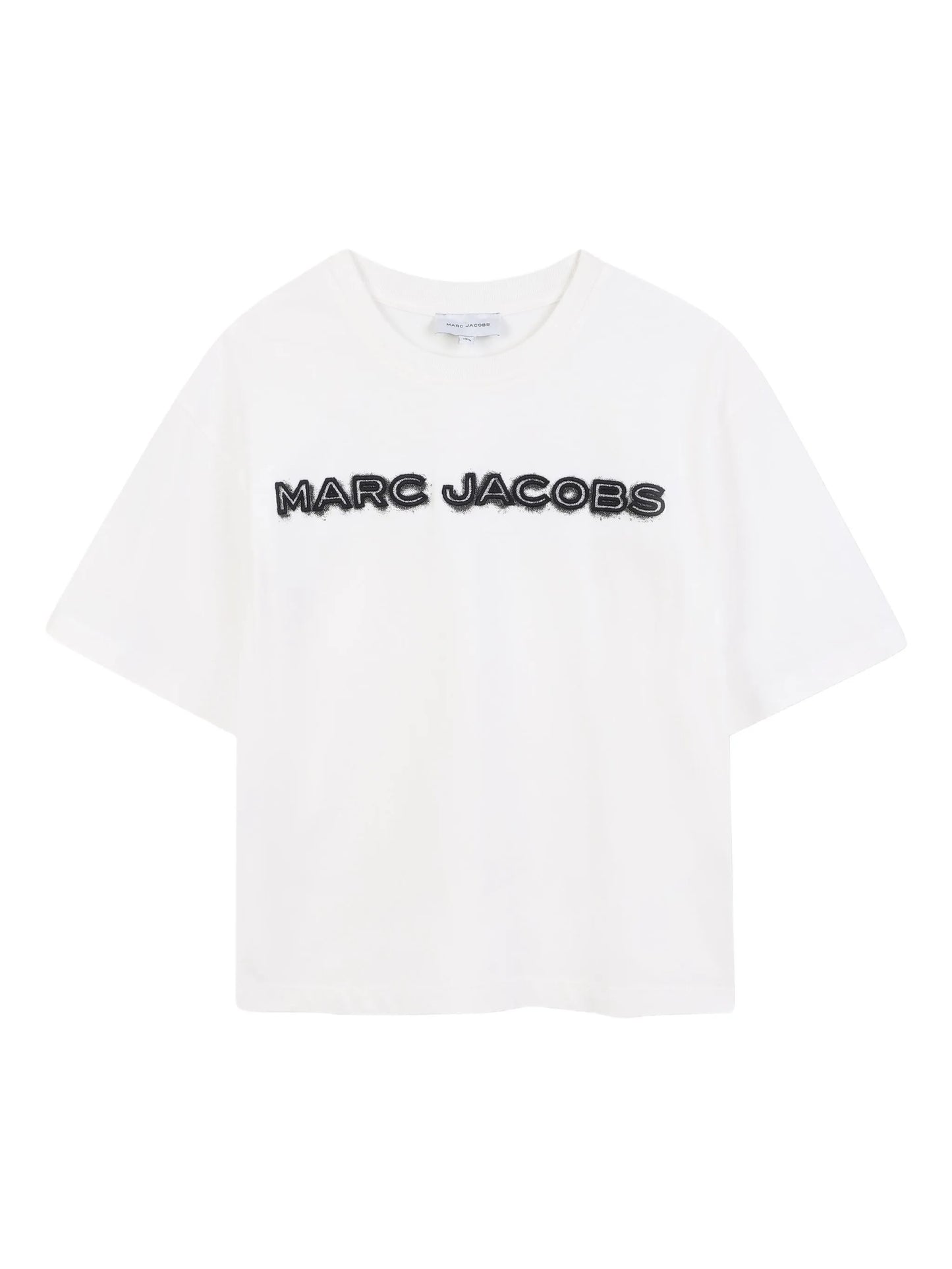 MARC JACOBS W60644/126 Boys White Logo T-Shirt
