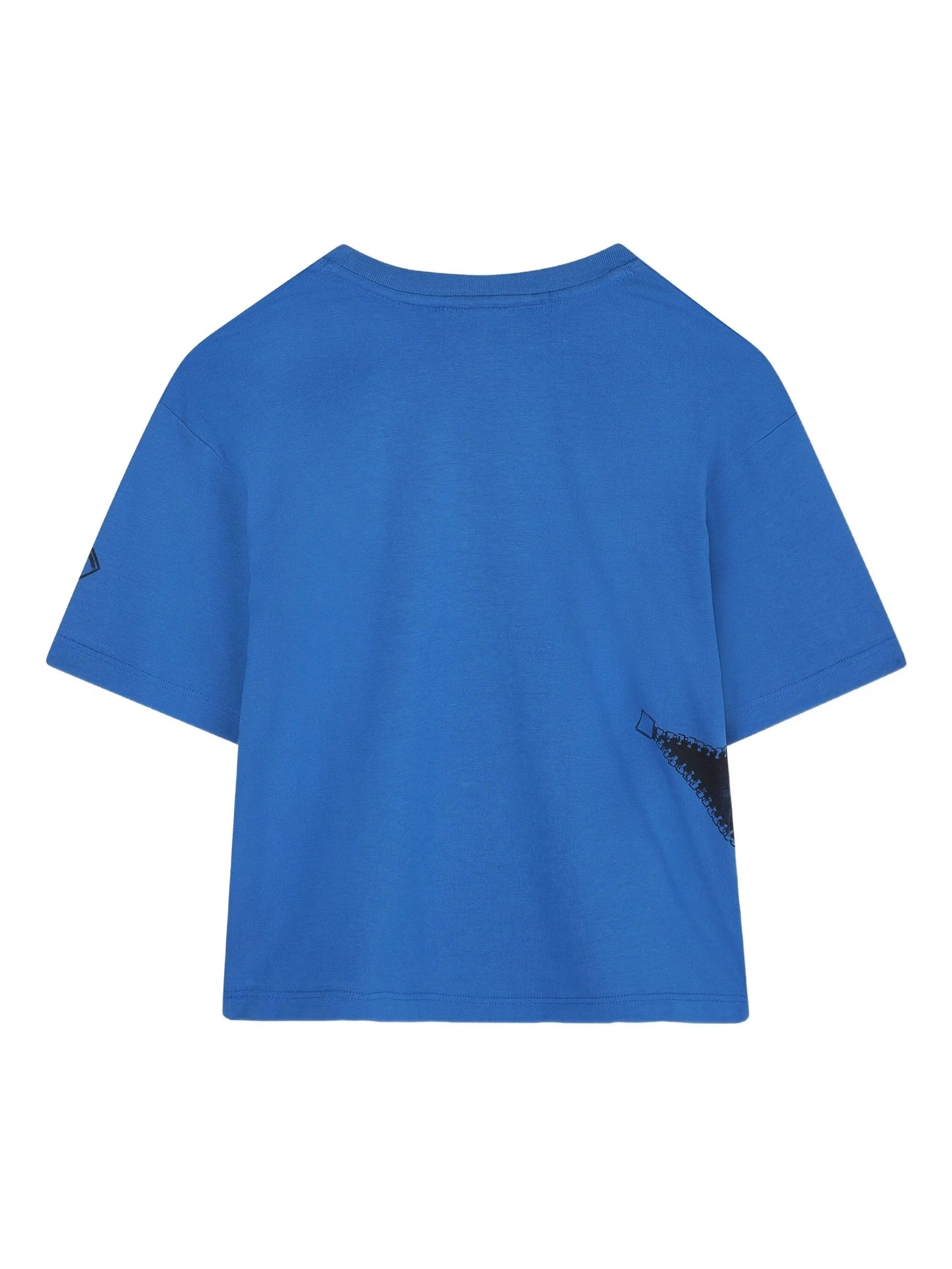 MARC JACOBS W60637/872 Boys Blue Zipped Logo T-Shirt