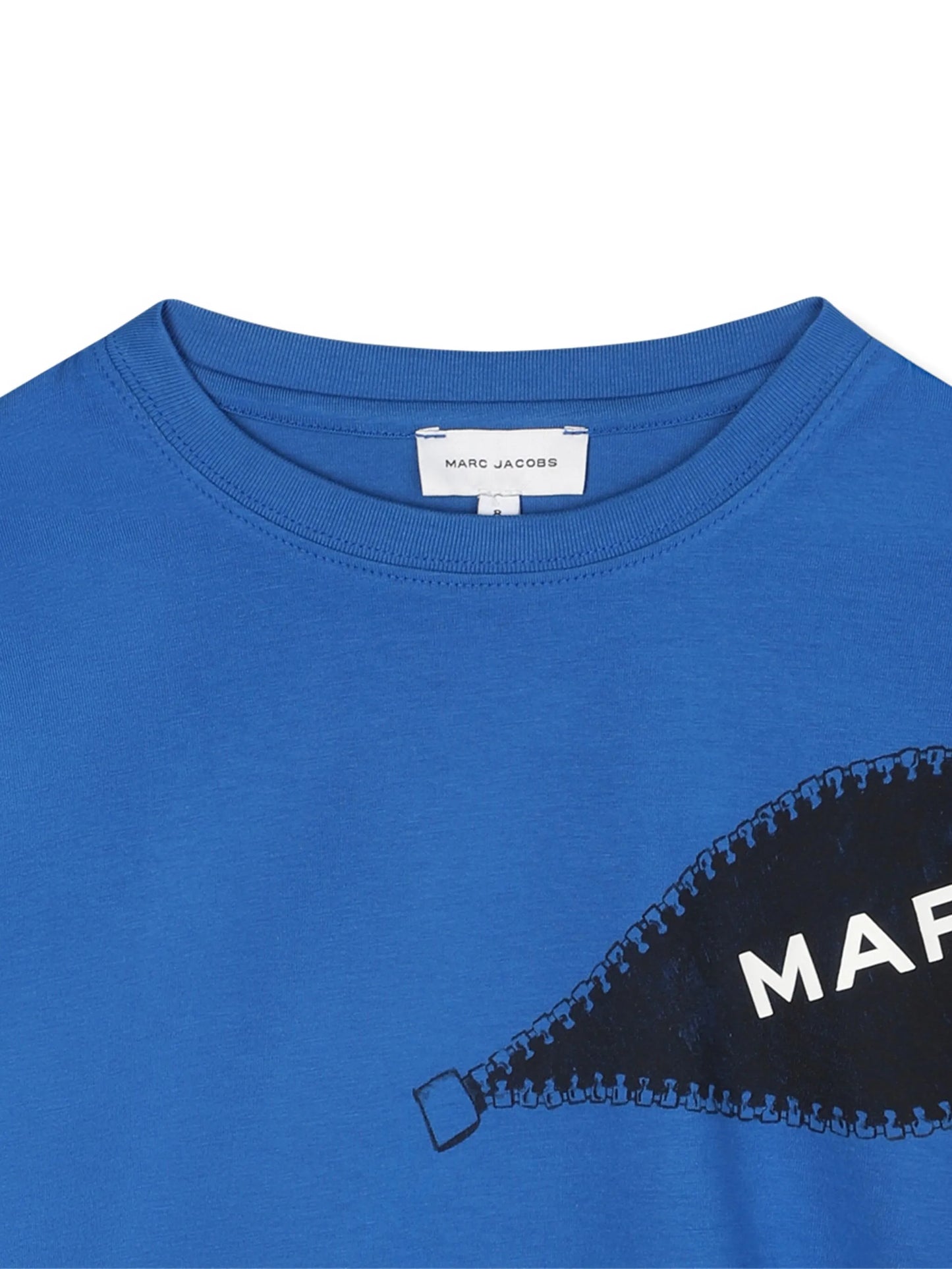 MARC JACOBS W60637/872 Boys Blue Zipped Logo T-Shirt