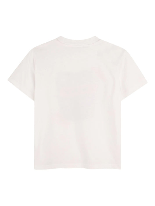 DKNY D62463/10P Boys White Logo T-Shirt