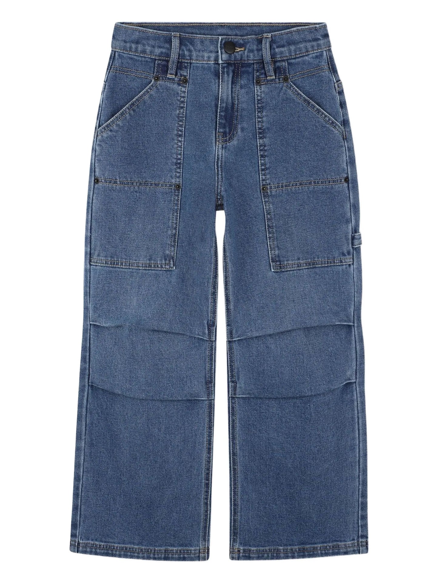 DKNY D62422/Z2A Kids Blue Patch Pocket Denim Jeans