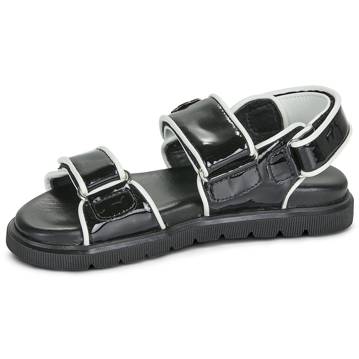 KARL LAGERFELD Boys Black Choupette & Karl Sandals