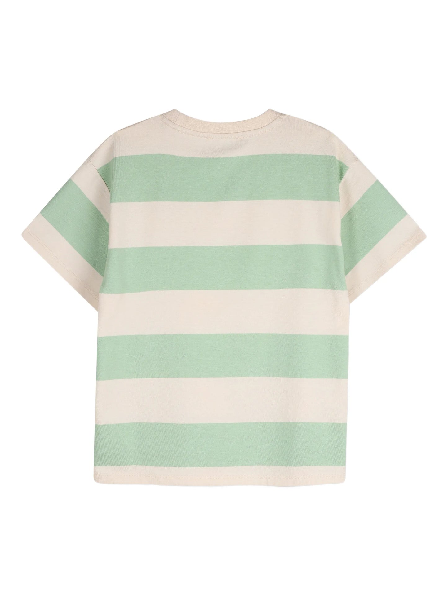 KENZO KIDS Boys Green Striped T-shirt