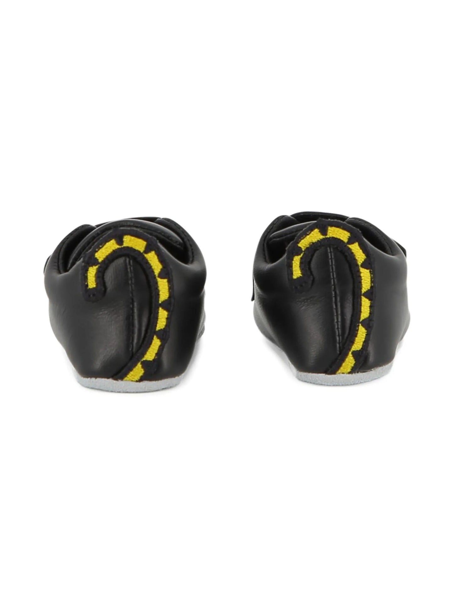 KENZO KIDS Black Logo-Embroidered Pre-Walkers