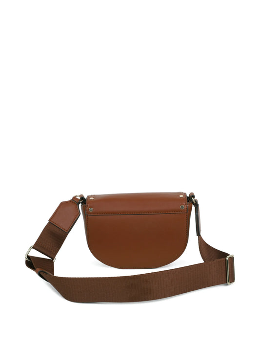 MICHAEL KORS Girls Brown Studded Shoulder Bag