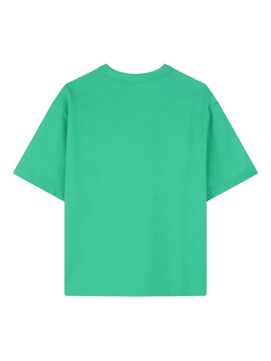 MARC JACOBS Boys Green Patch Pocket Logo T-Shirt