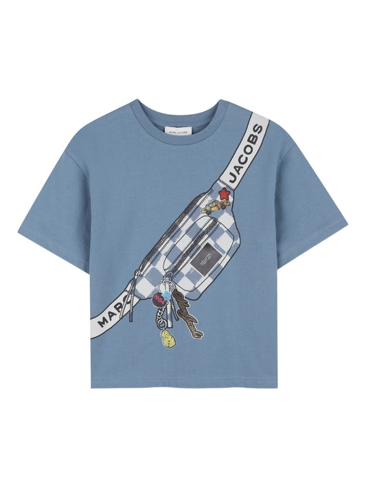 MARC JACOBS Boys Blue Bag T-Shirt