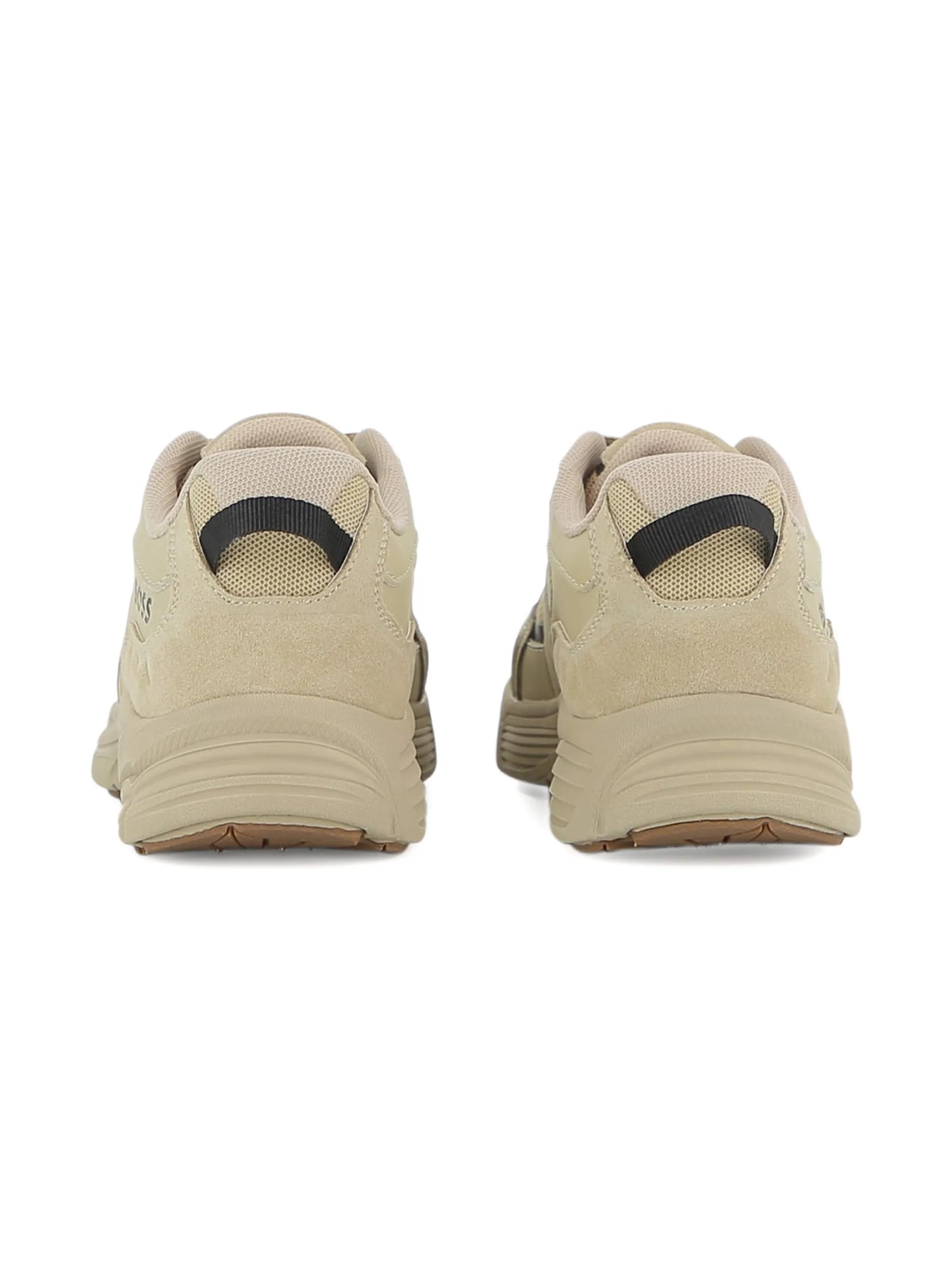 BOSS Beige Logo Panelled Sneakers