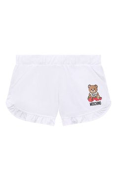MOSCHINO Girls White Logo Shorts