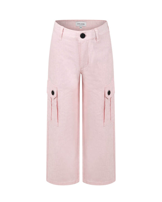 MARC JACOBS Baby Girls Pink Cotton Trousers with Pockets