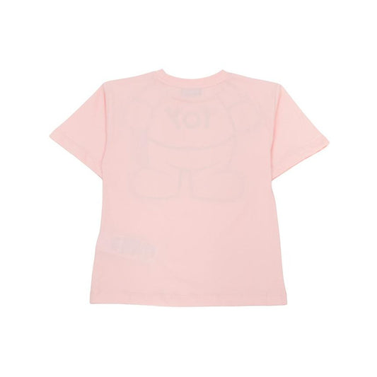MOSCHINO Girls Pink Logo Short Sleeve T-Shirt