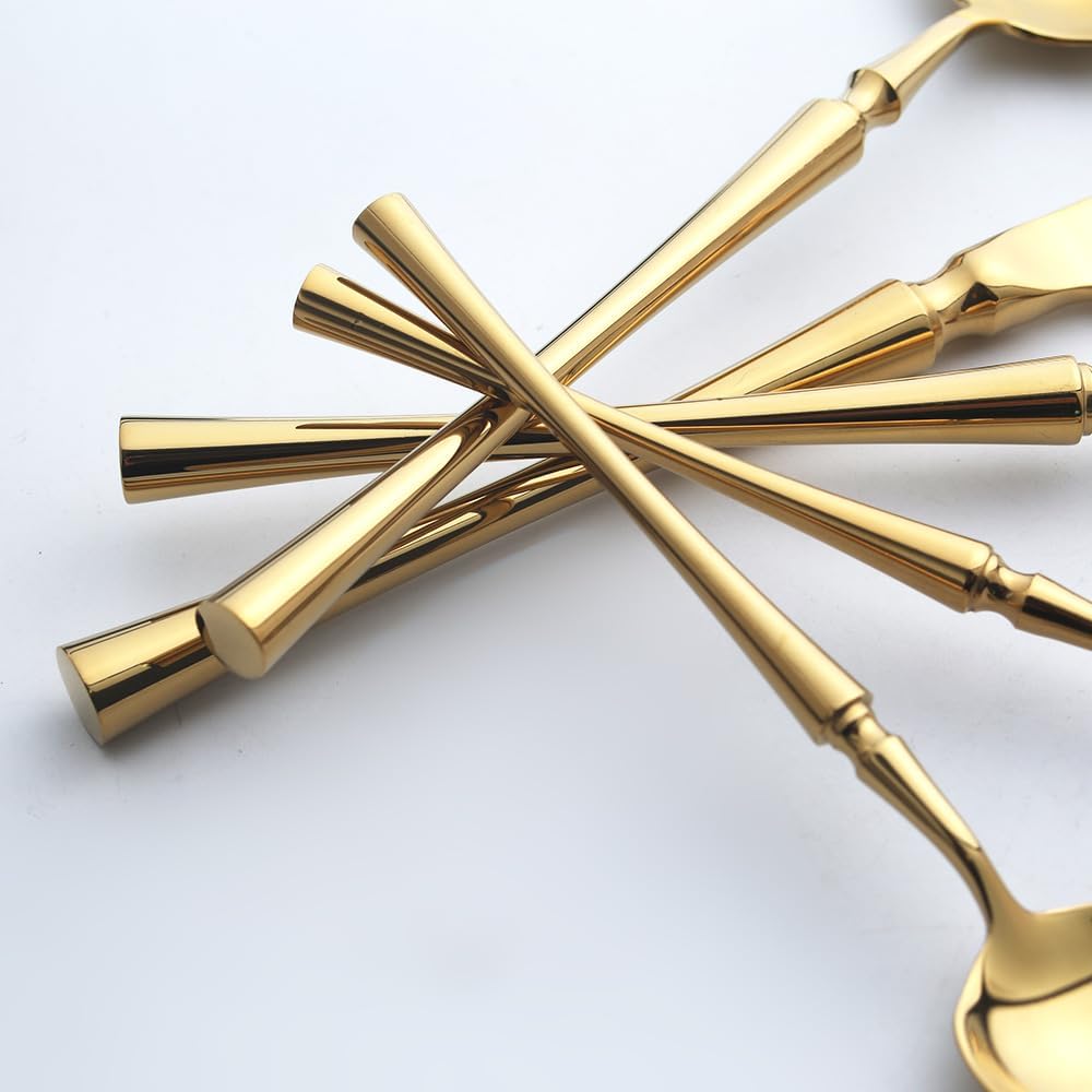Flatware Set of 30 Pieces - Gold