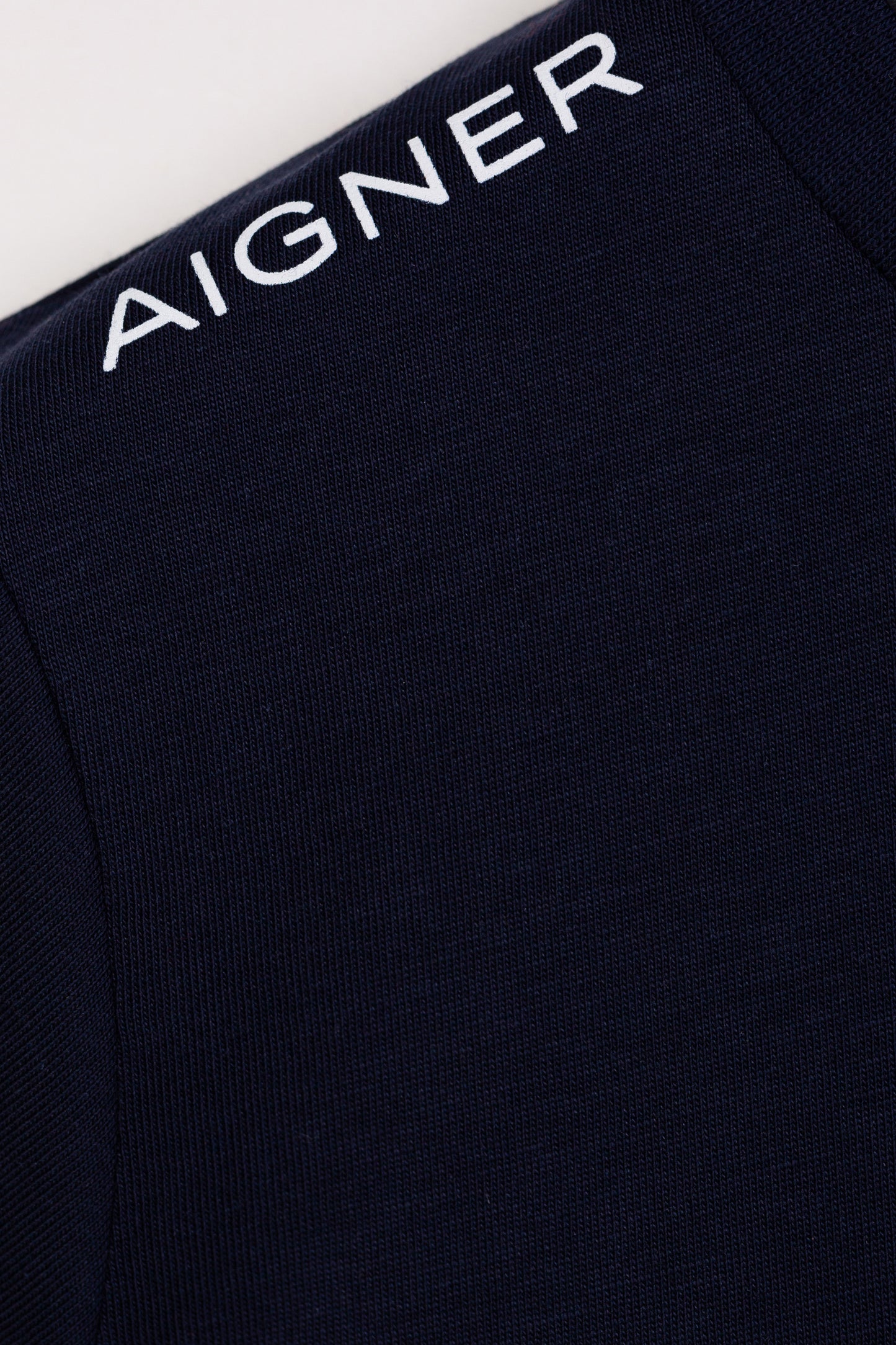 AIGNER Boys Navy Logo T-Shirts