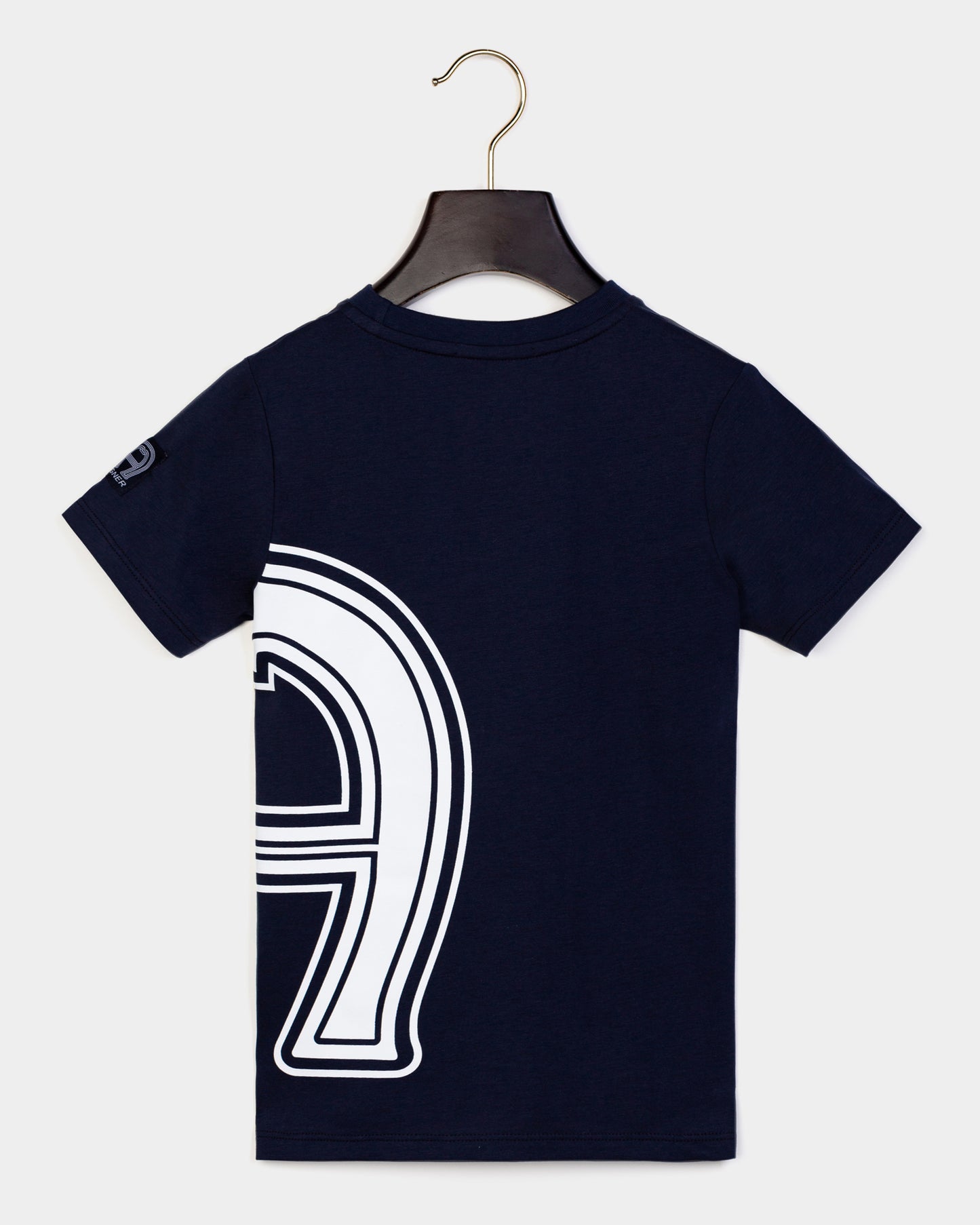 AIGNER Boys Navy Logo T-Shirts