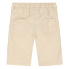 AIGNER Boys Beige Logo Shorts