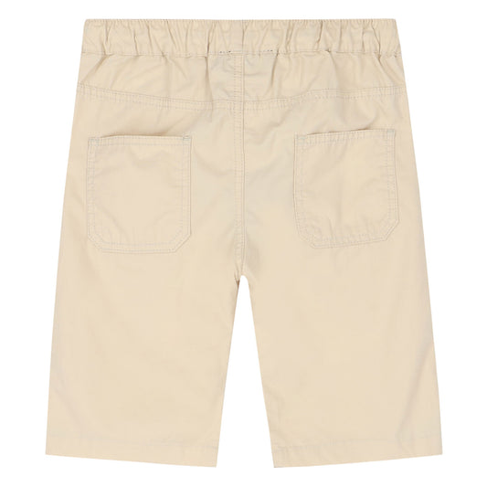 AIGNER Boys Beige Logo Shorts