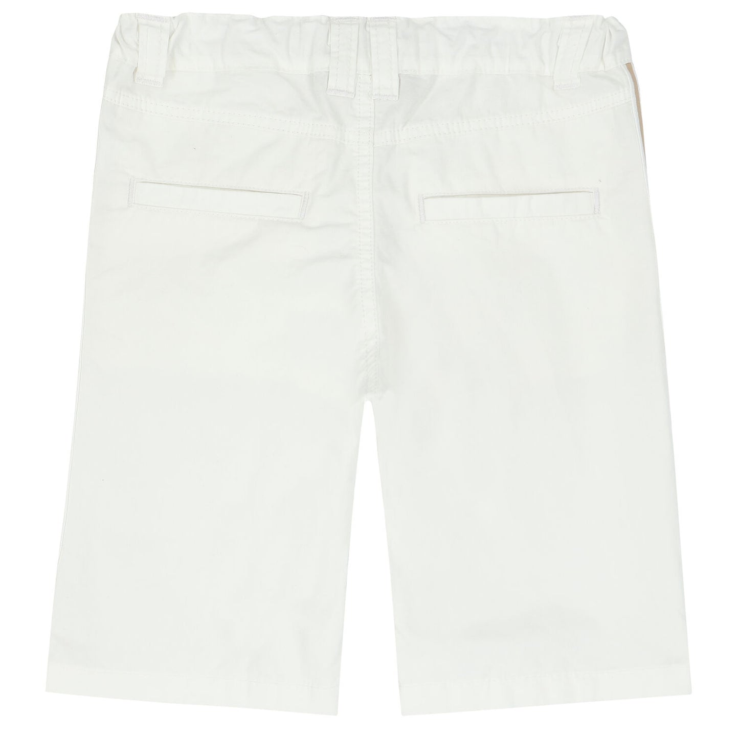 AIGNER Boys White Logo Shorts