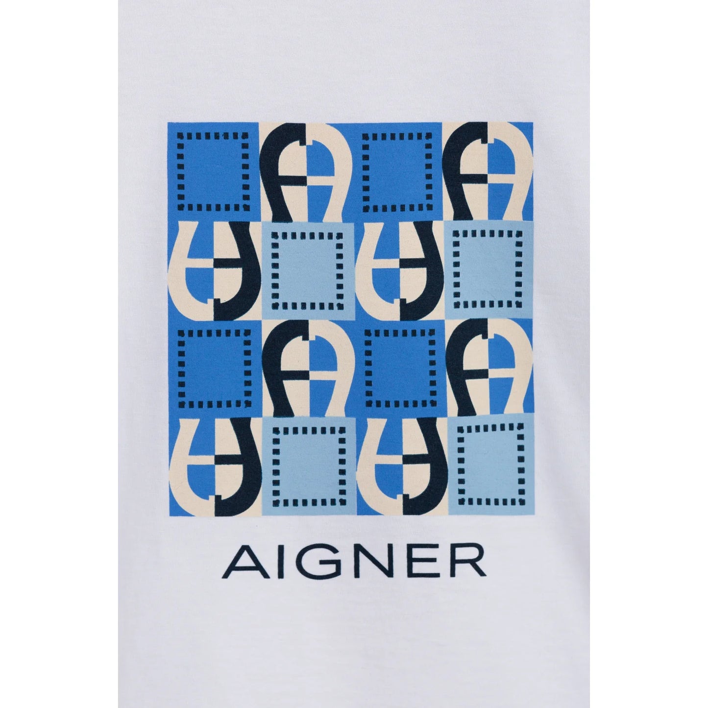 AIGNER Boys White Logo T-Shirt