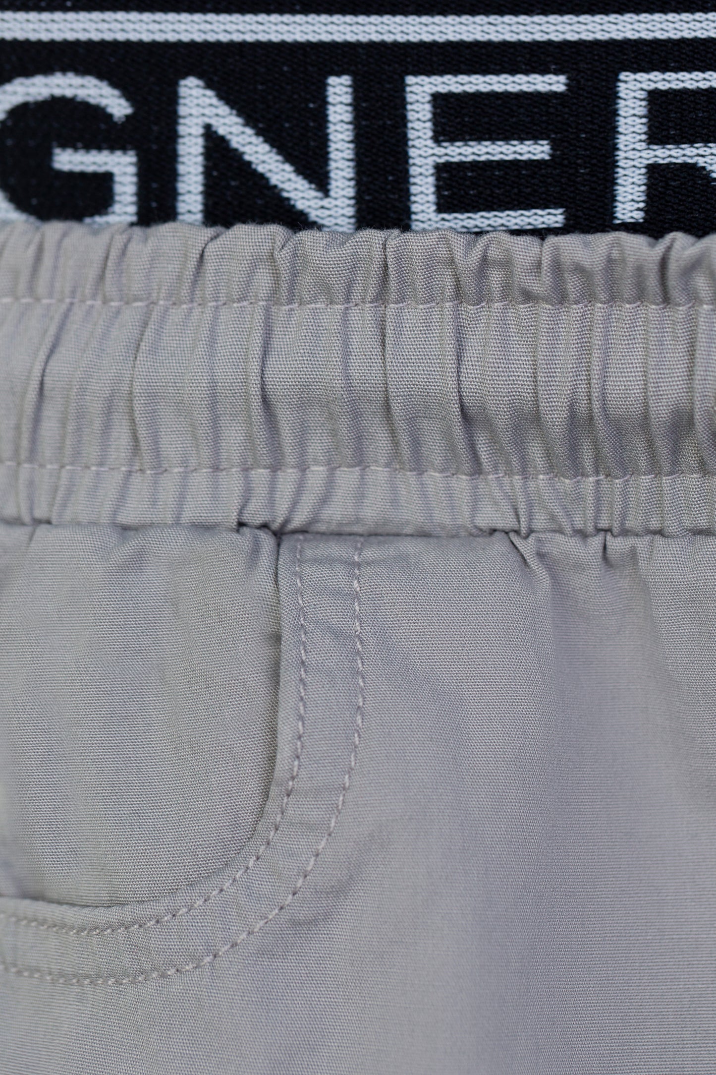 AIGNER Younger Boys Gray Logo Shorts