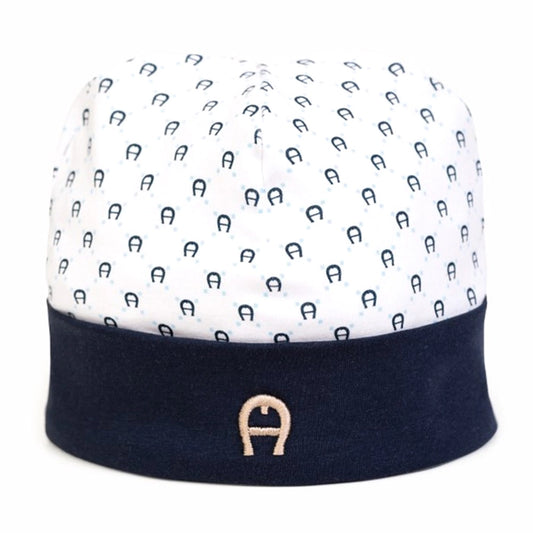 AIGNER Baby Boys Navy & White Logo Hat