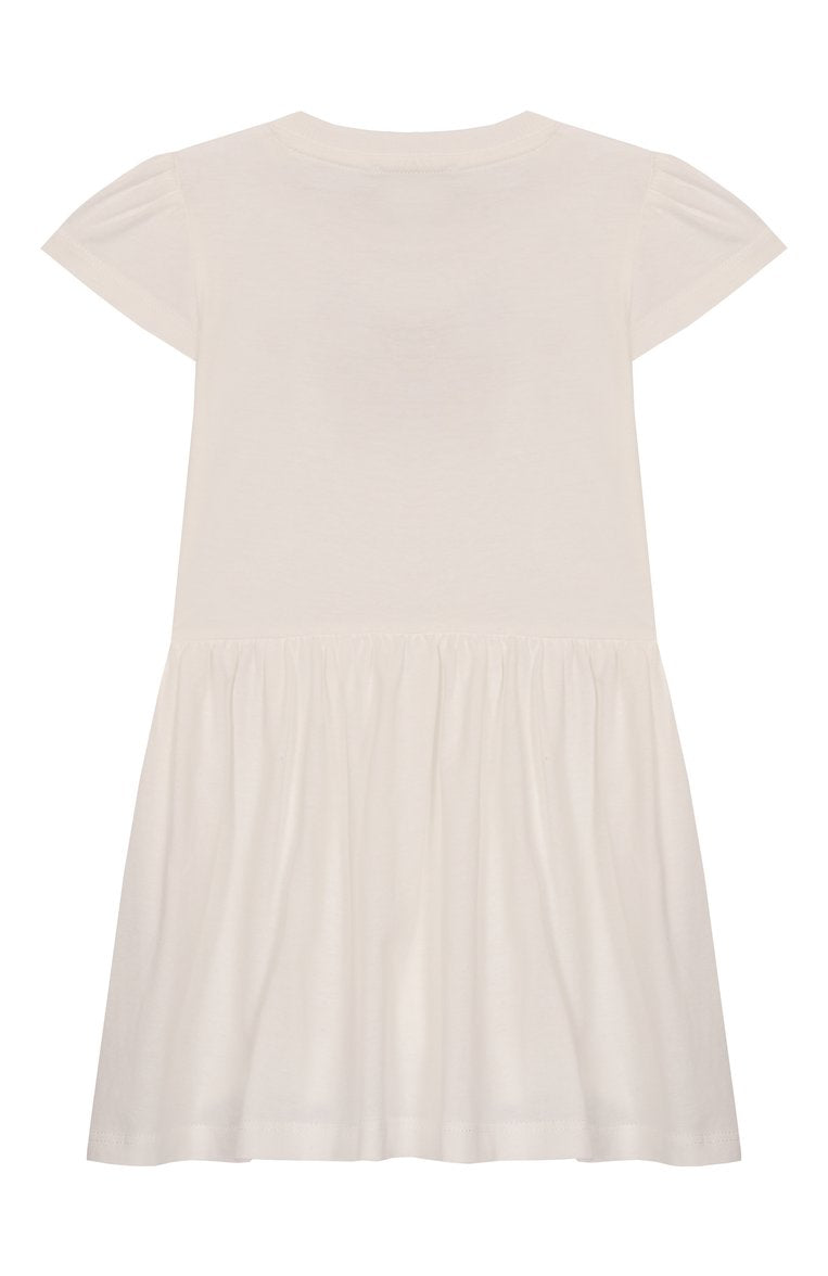 MOSCHINO Baby Girls White Logo Dress