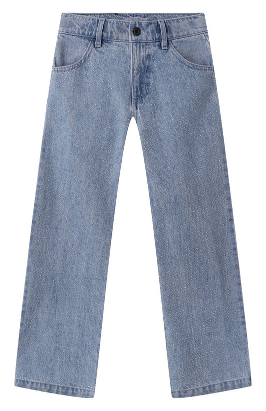 MARC JACOBS Baby Girls Pink Rhinestone-Embellished Jeans