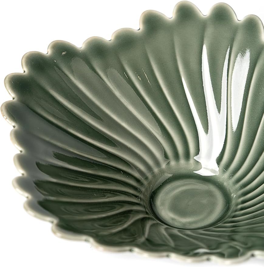 Ceramic Green Decorative Bowl