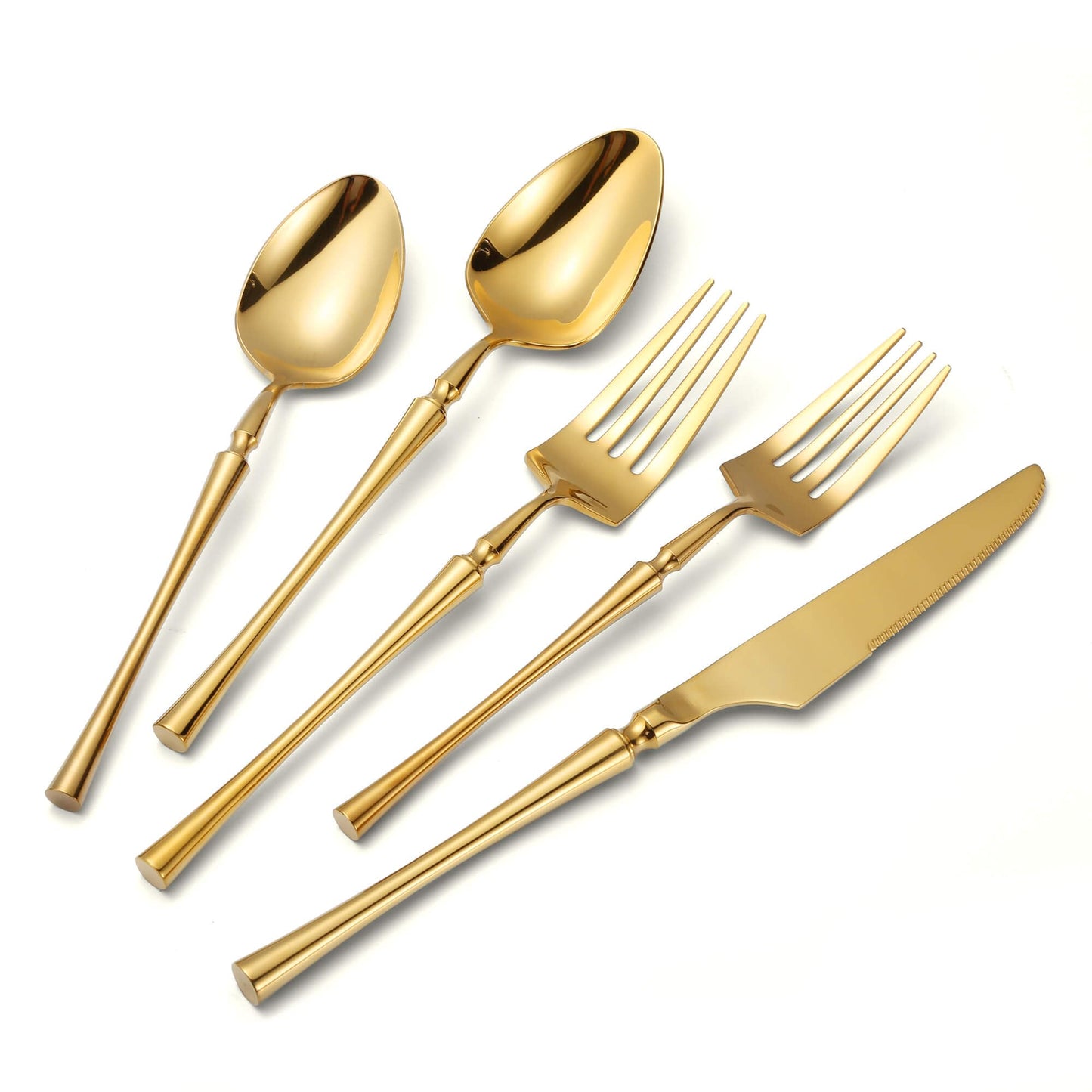 Flatware Set of 30 Pieces - Gold