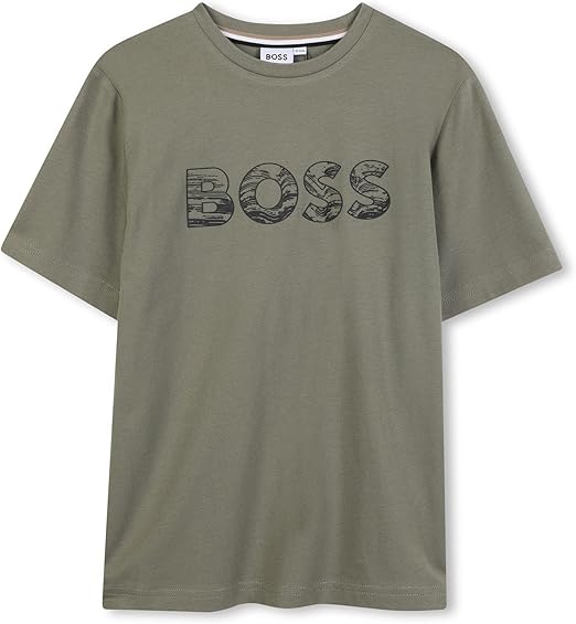 BOSS  J52358/724 Boys Pine Logo T-Shirt