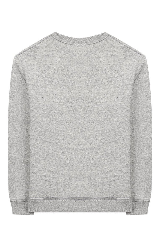 MARC JACOBS Boys Grey Logo Cotton Sweater