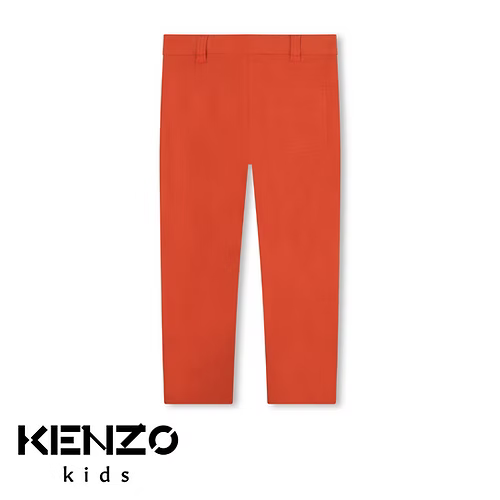 KENZO KIDS Boys Dark Orange Logo Trousers