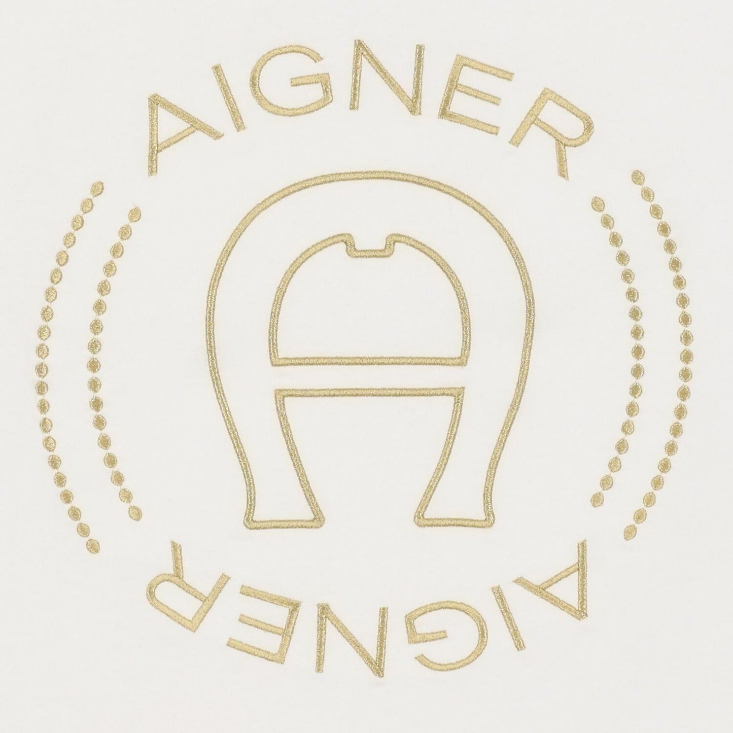 AIGNER Baby Girls Ivory & Pink Logo Blanket