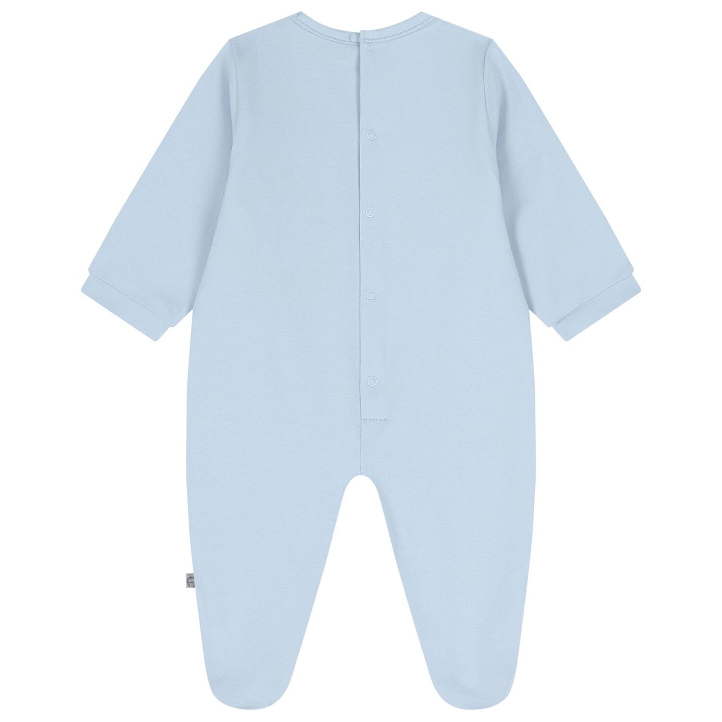 AIGNER Baby Boys Baby Blue Logo Babygrow