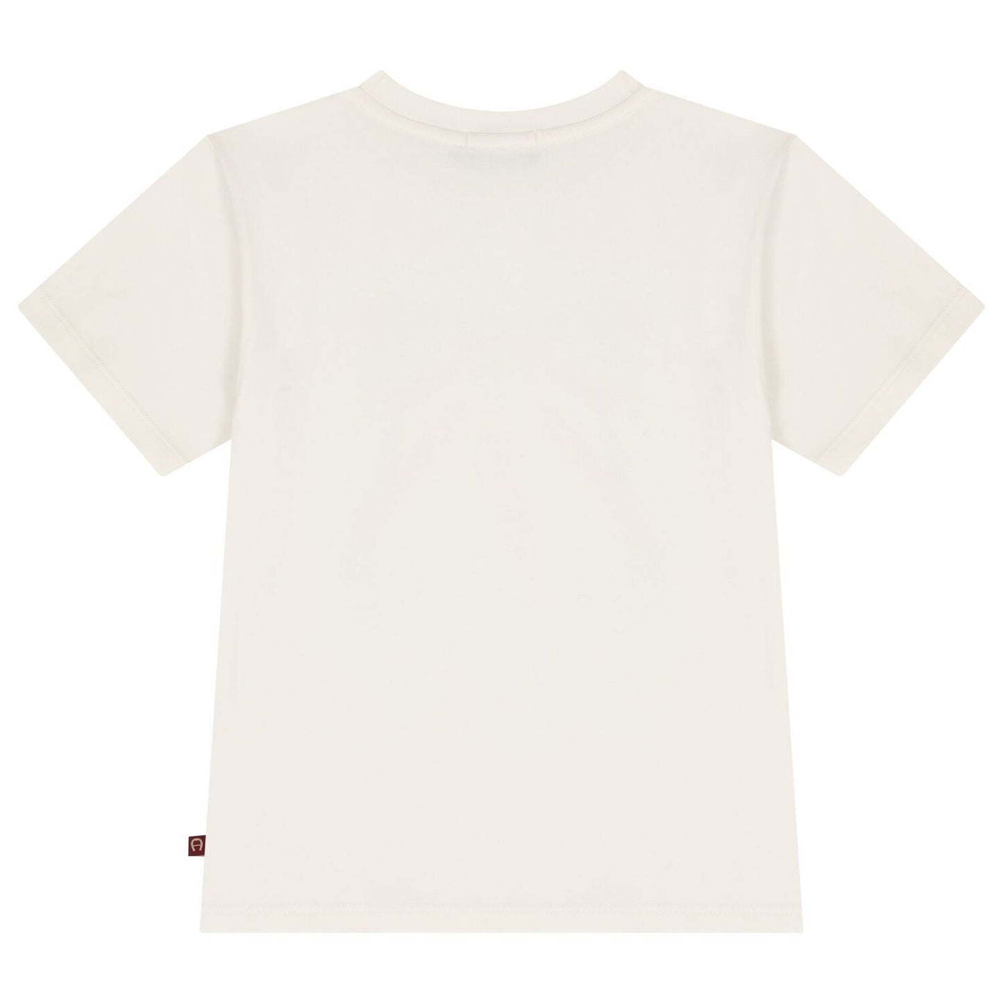 AIGNER Girls Ivory Bow T-Shirt