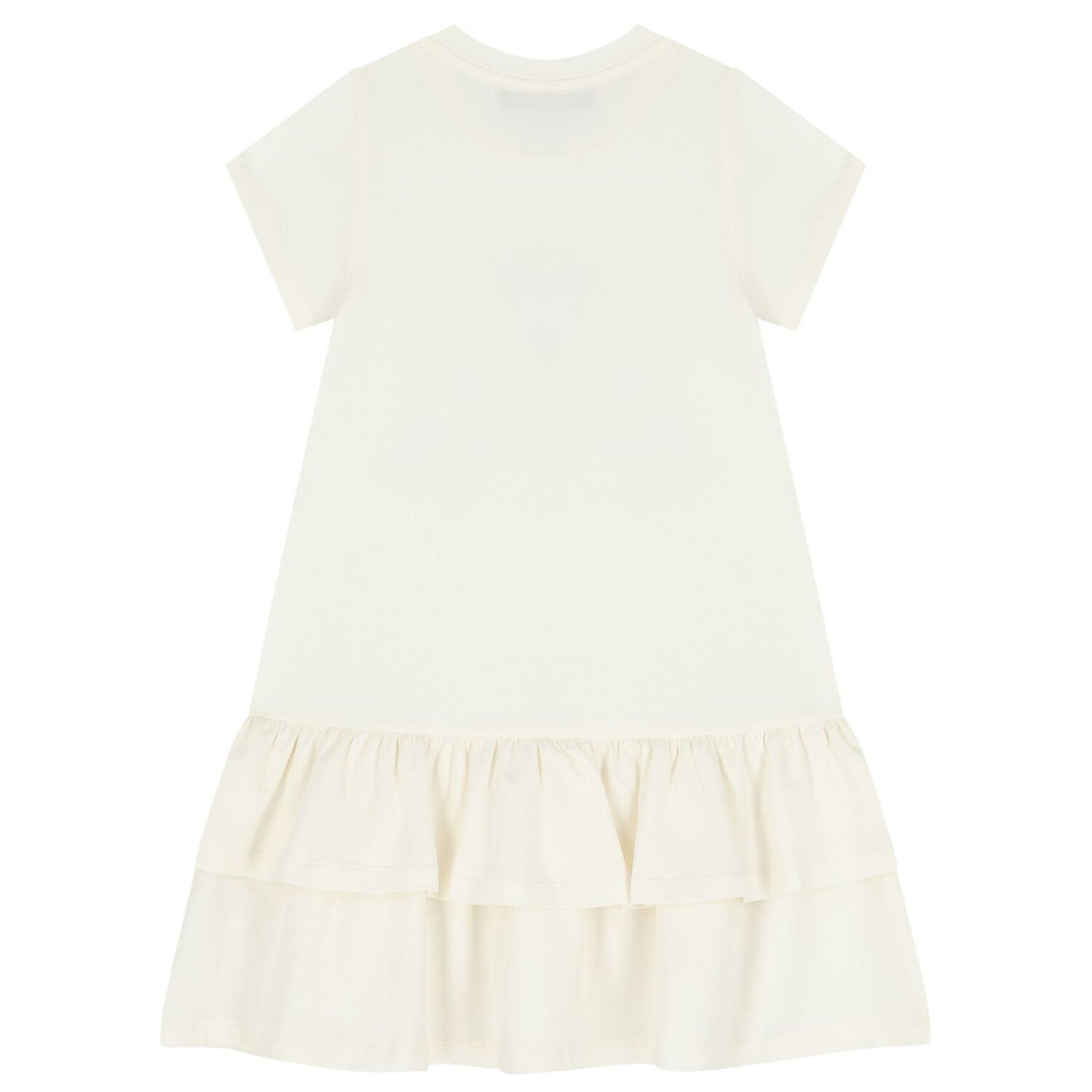 AIGNER Girls Ivory Butterflies Logo Dress