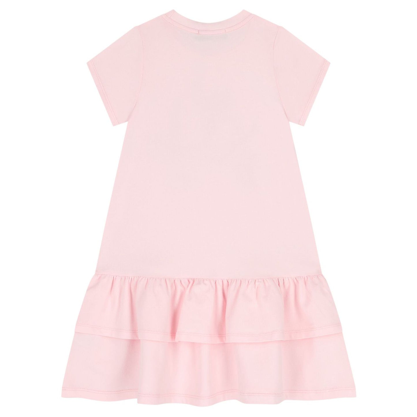 AIGNER Girls Pink Butterflies Logo Dress