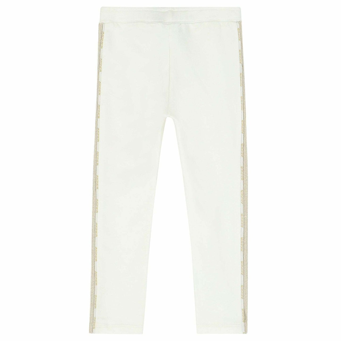 AIGNER Girls Ivory Logo Trousers