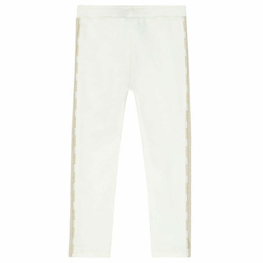 AIGNER Girls Ivory Logo Trousers
