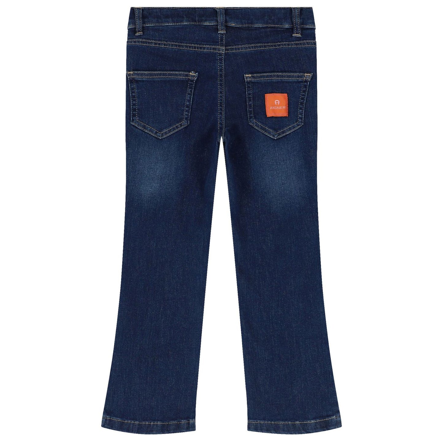 AIGNER Girls Blue Hearts Denim Jeans