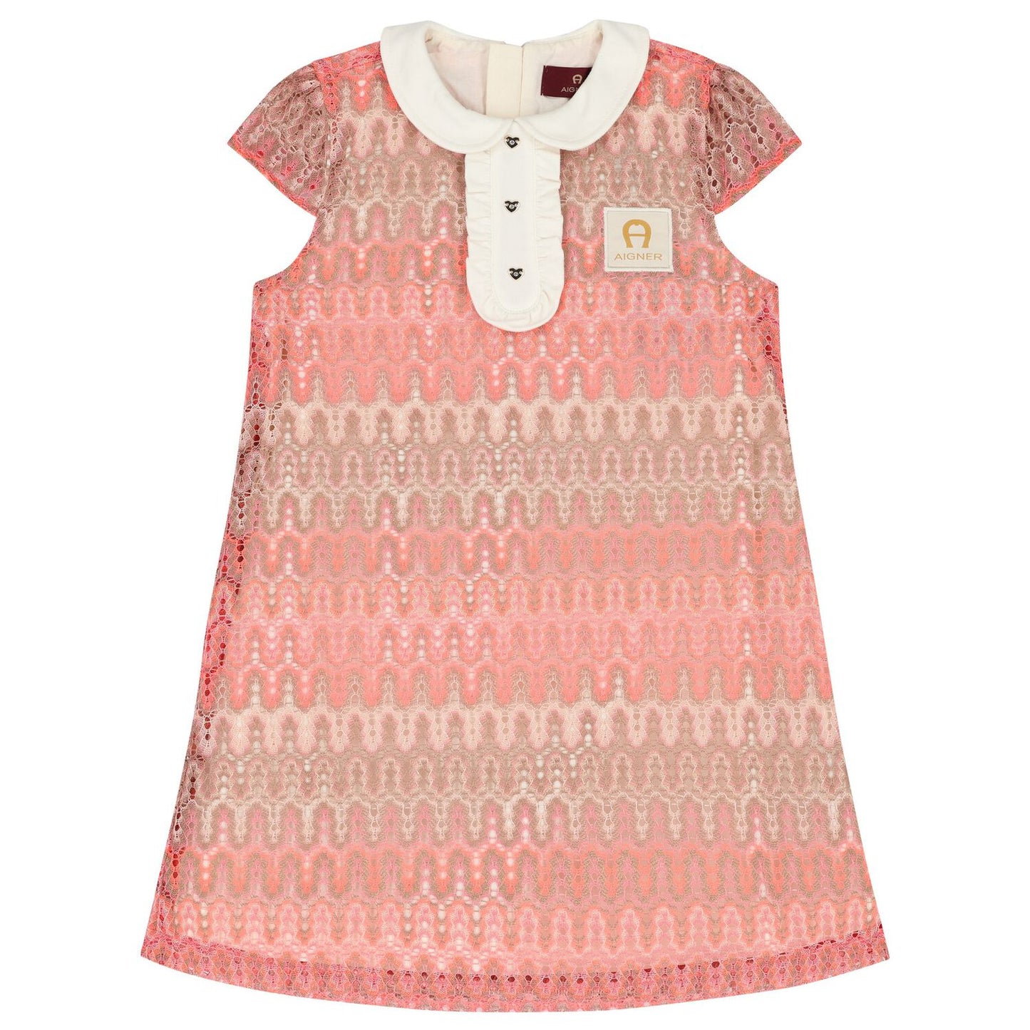 AIGNER Girls Pink Logo Dress