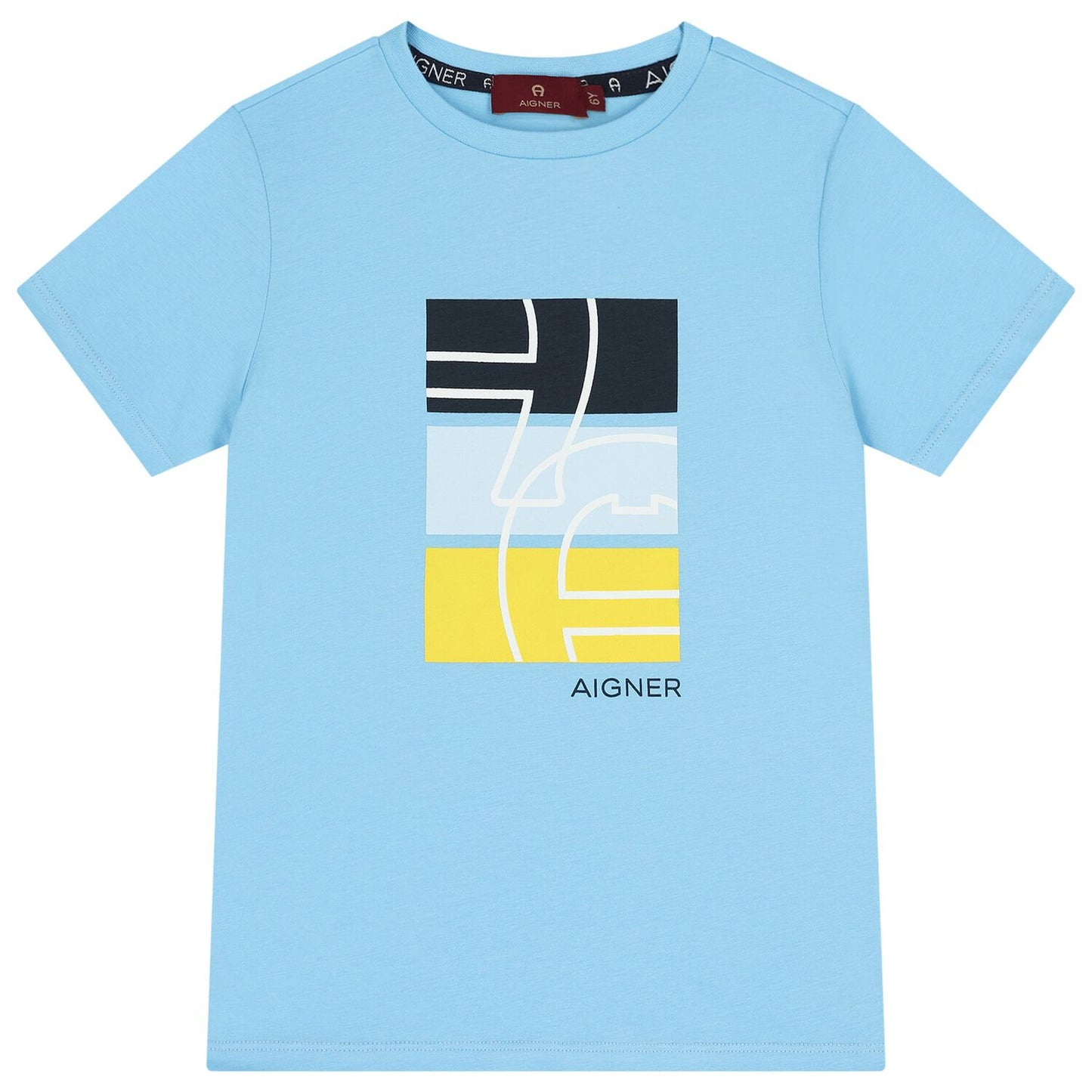 AIGNER Boys Blue Logo T-Shirt
