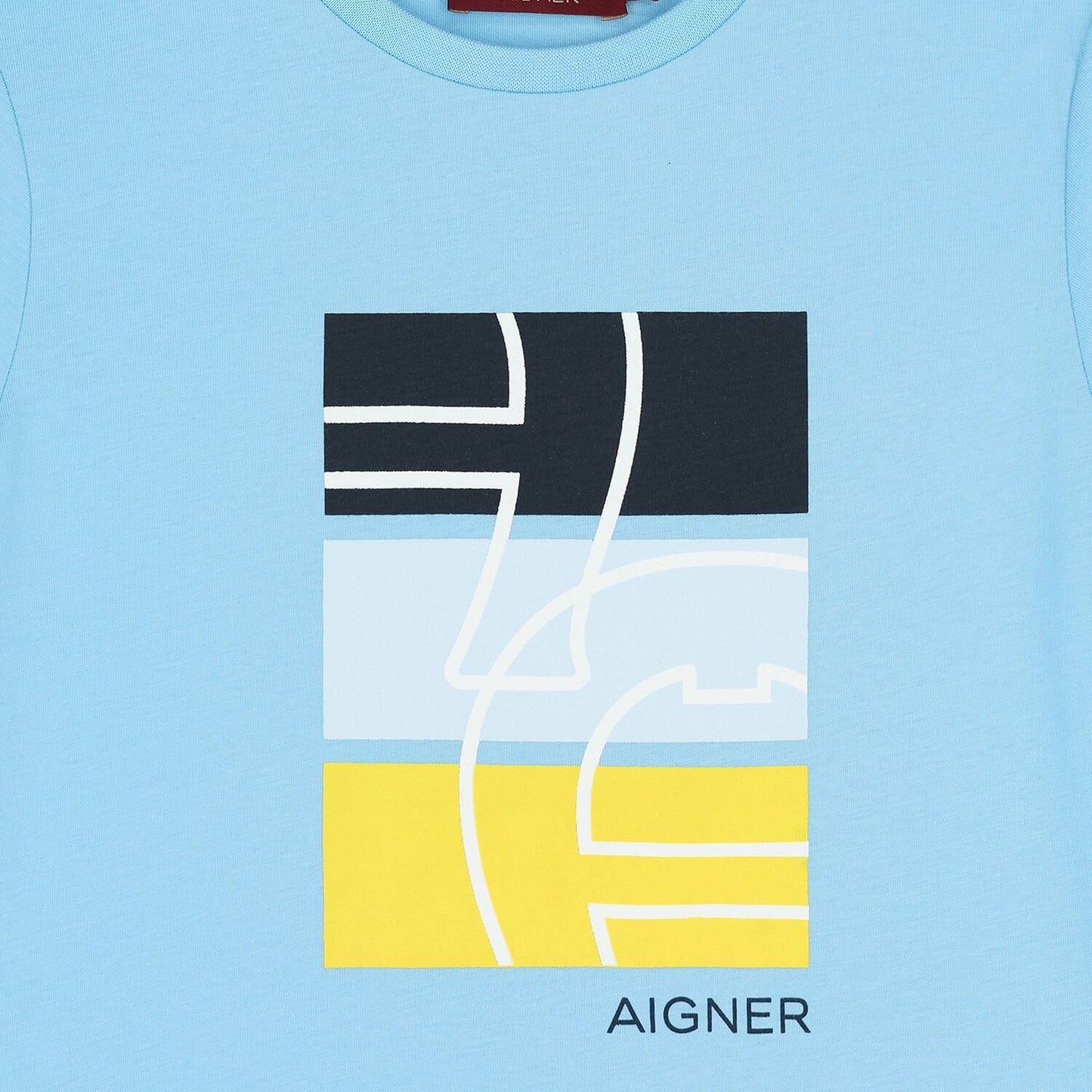 AIGNER Boys Blue Logo T-Shirt