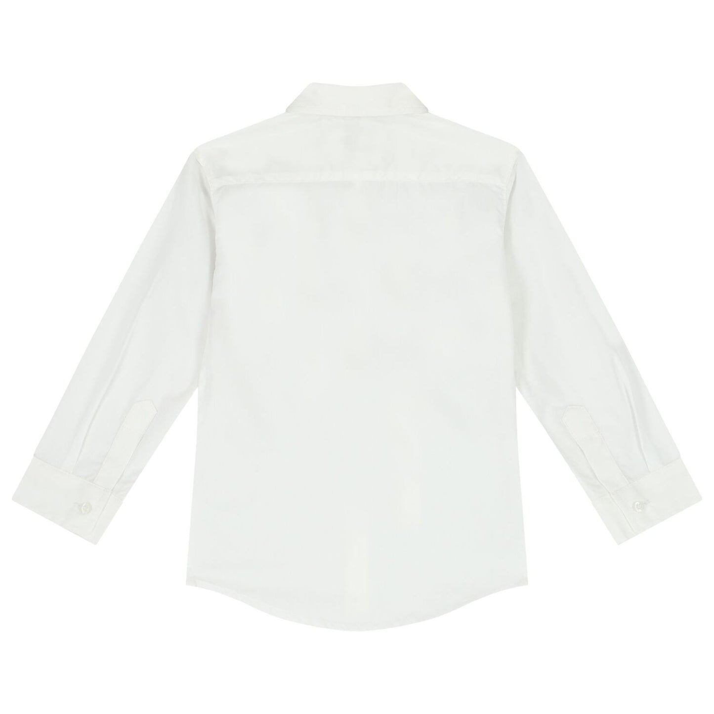 AIGNER Boys White & Beige Logo Shirt