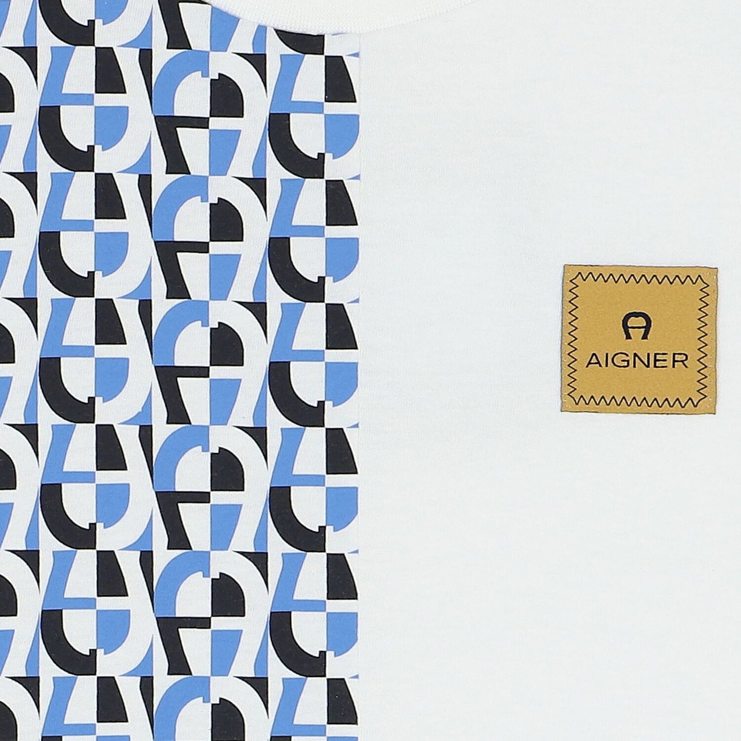 AIGNER Boys White Logo T-Shirt