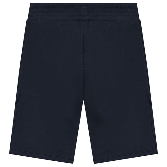 AIGNER Boys Navy Blue Logo Shorts
