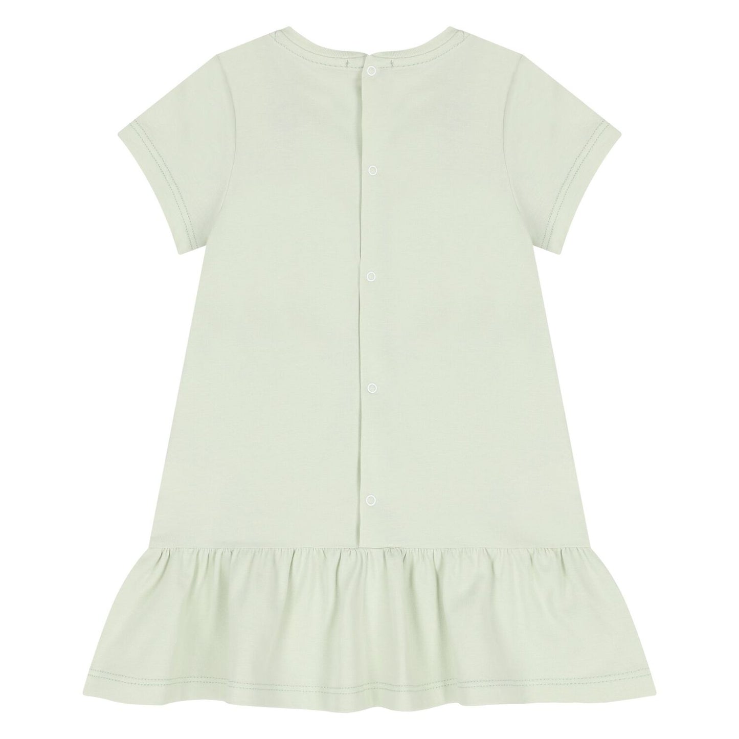 AIGNER Younger Girls Green Teddy Bear Logo Dress