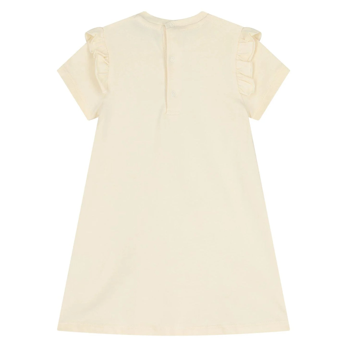 AIGNER Girls Ivory Bag Logo Dress