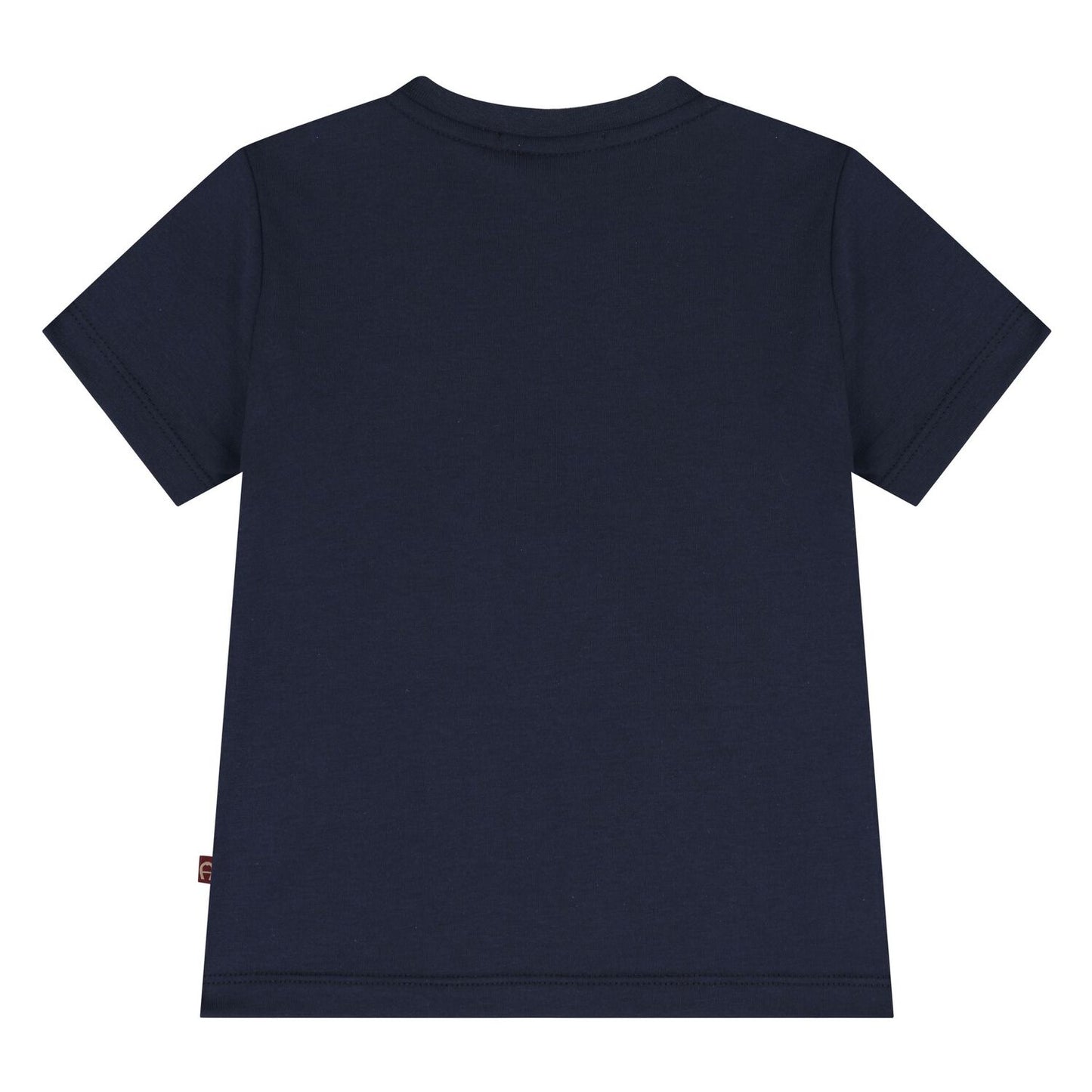 AIGNER Younger Boys Navy Blue Logo T-Shirt