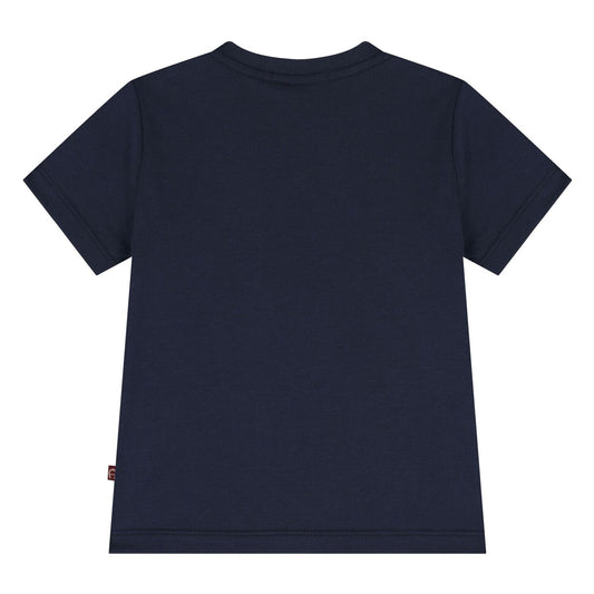 AIGNER Younger Boys Navy Blue Logo T-Shirt