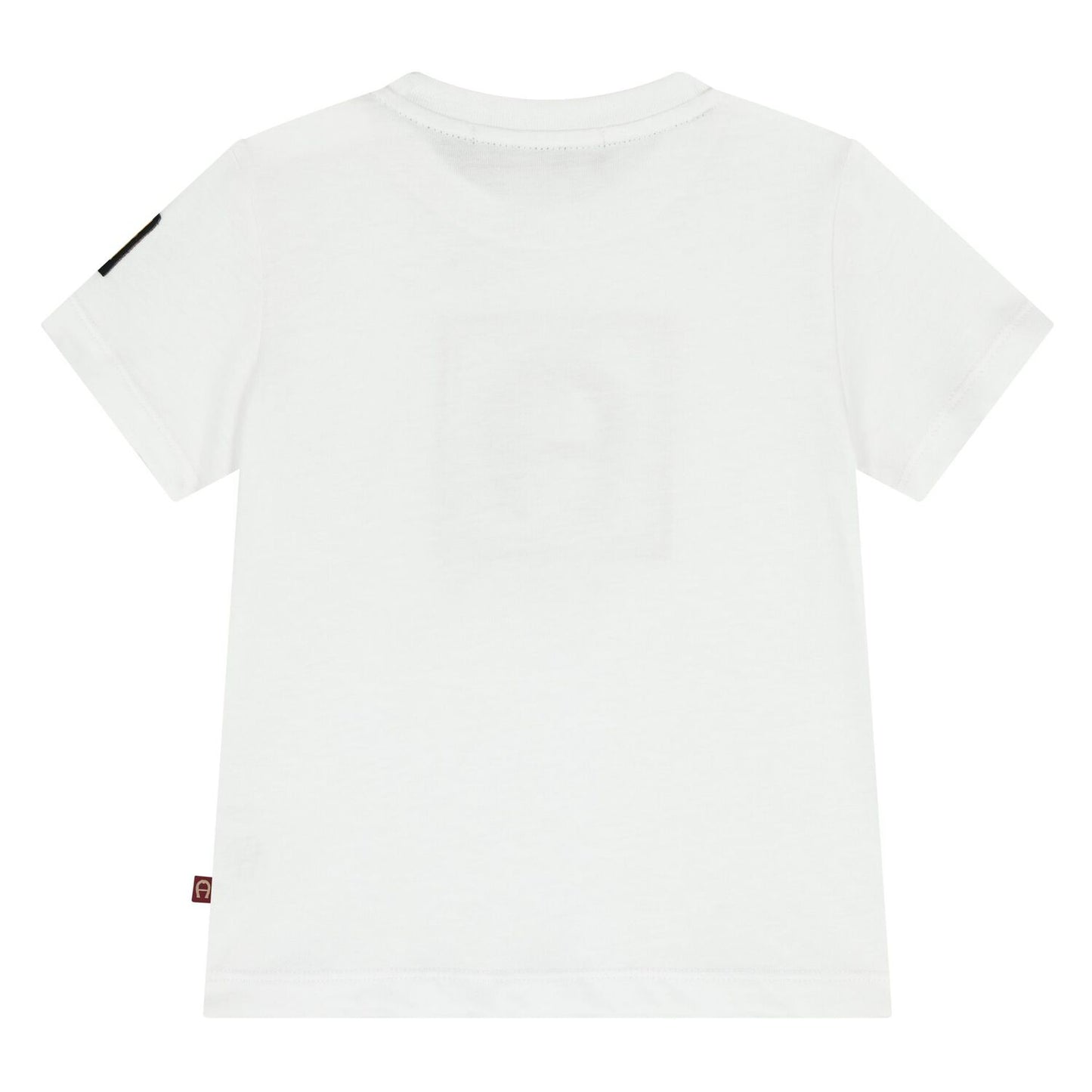 AIGNER Younger Boys White Logo T-Shirt